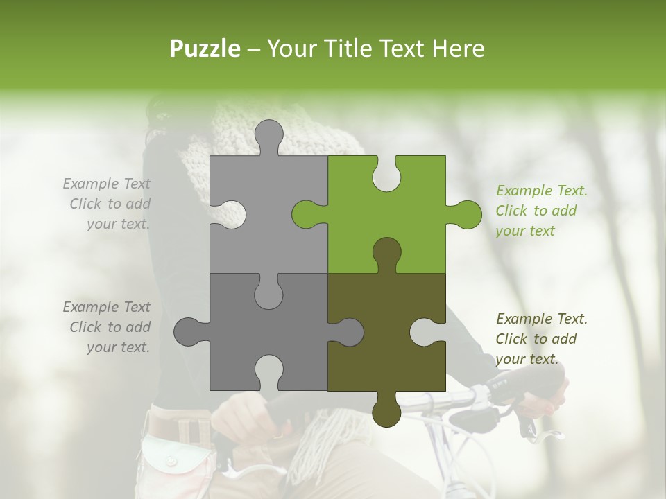 Bicycle Relax Bike PowerPoint Template