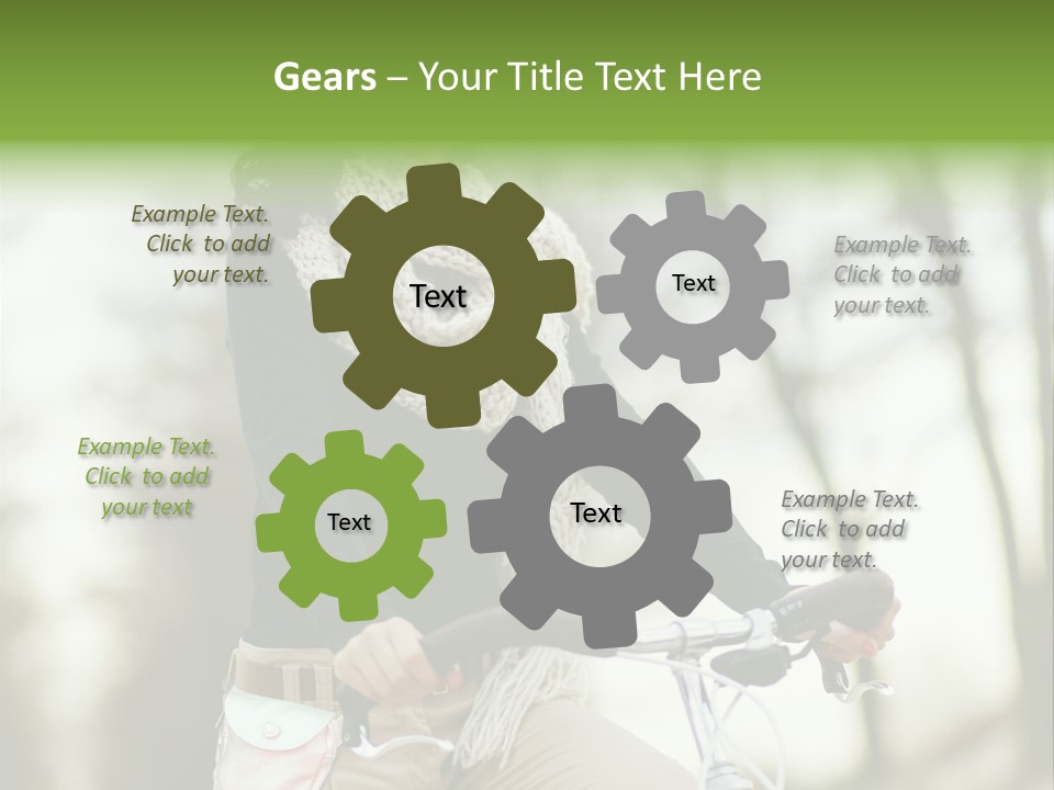 Bicycle Relax Bike PowerPoint Template