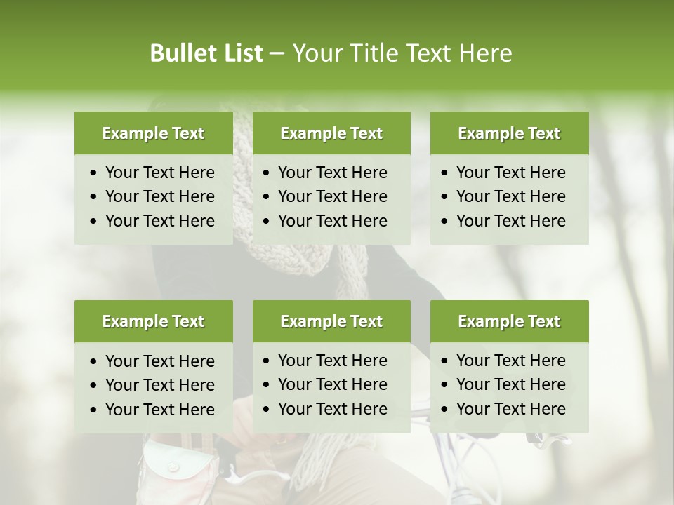 Bicycle Relax Bike PowerPoint Template