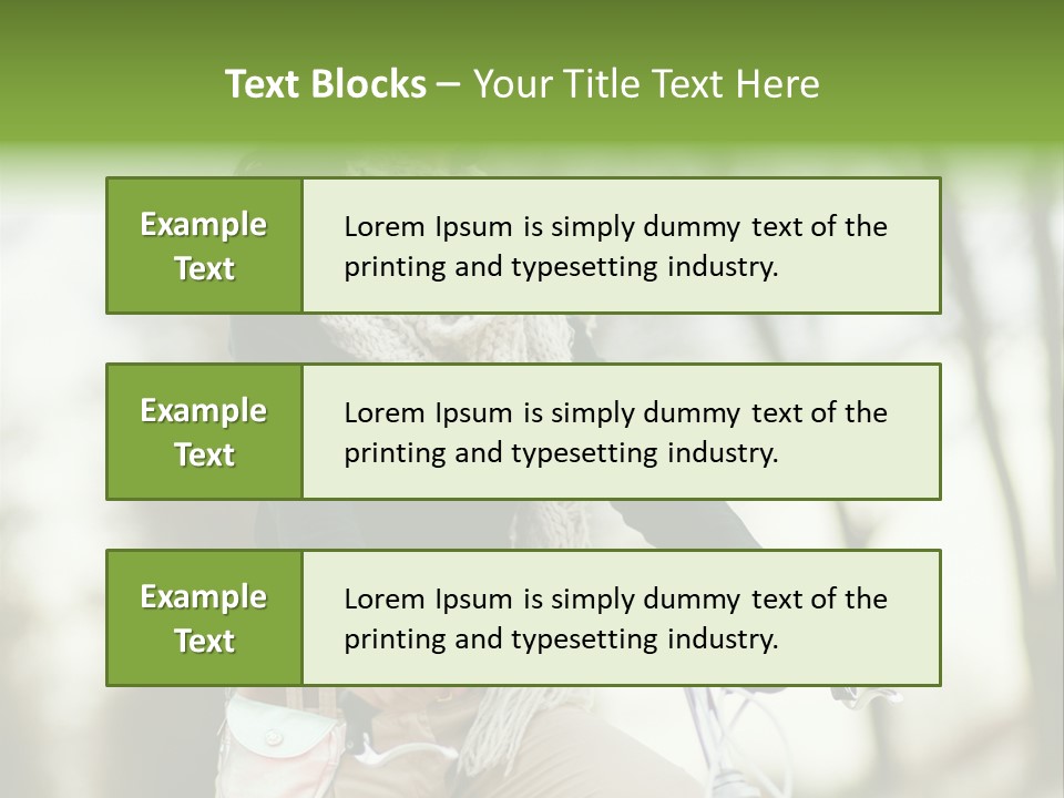 Bicycle Relax Bike PowerPoint Template