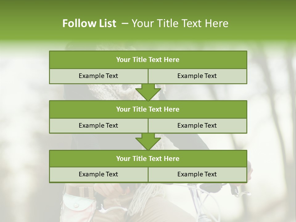 Bicycle Relax Bike PowerPoint Template