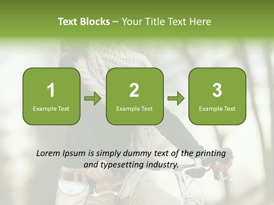 Bicycle Relax Bike PowerPoint Template