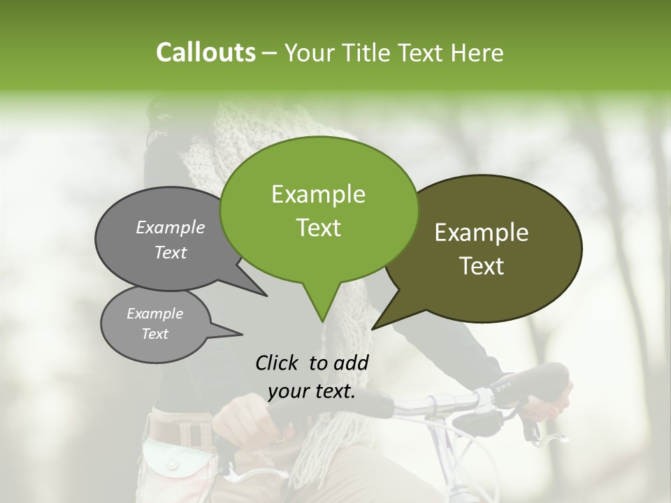 Bicycle Relax Bike PowerPoint Template