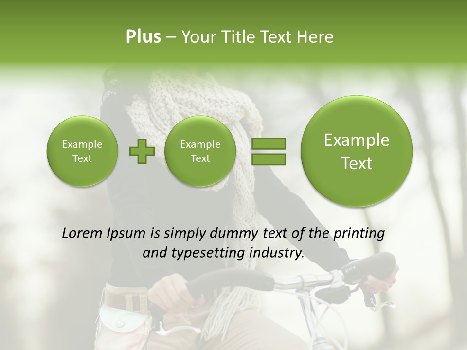 Bicycle Relax Bike PowerPoint Template