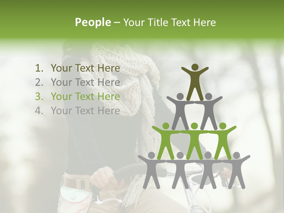 Bicycle Relax Bike PowerPoint Template