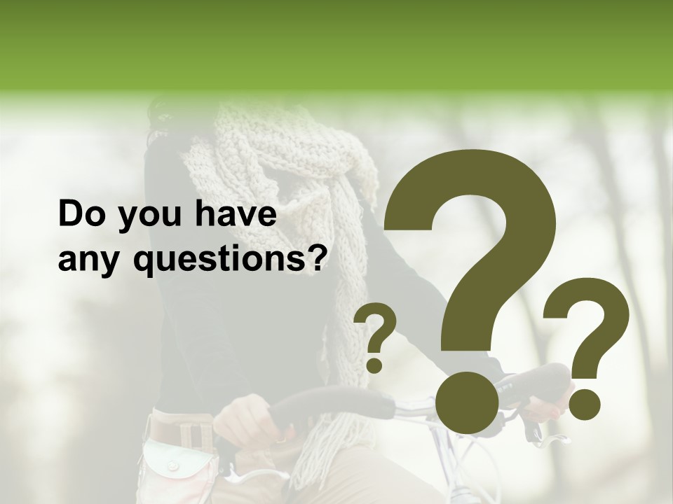 Bicycle Relax Bike PowerPoint Template