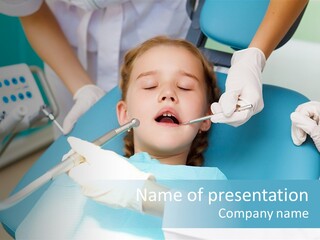 Medicine Inspection Holding PowerPoint Template