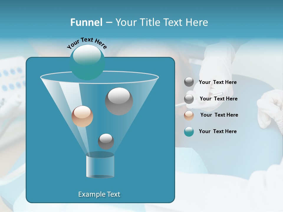Medicine Inspection Holding PowerPoint Template