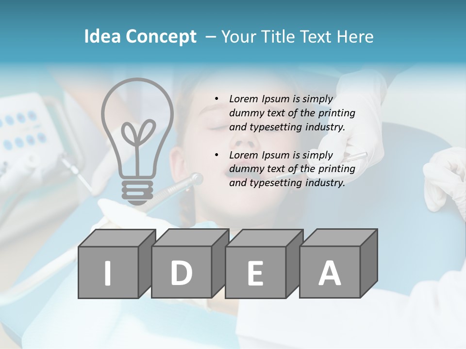 Medicine Inspection Holding PowerPoint Template