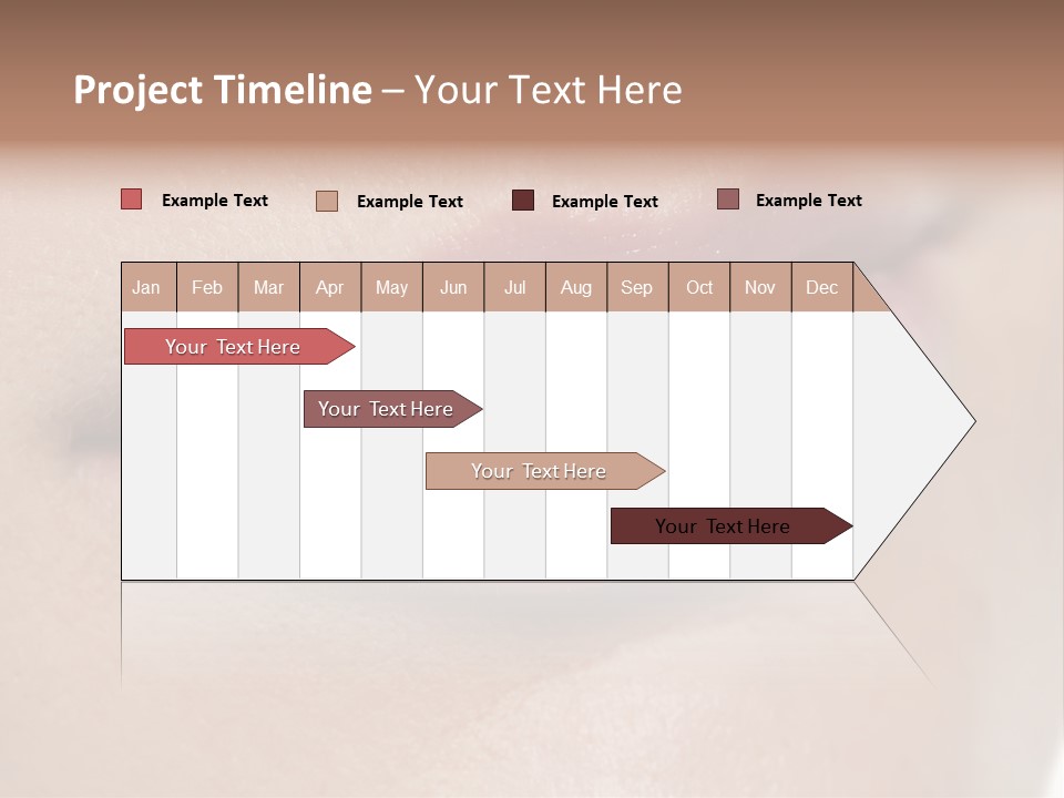 Model Girl Mouth PowerPoint Template