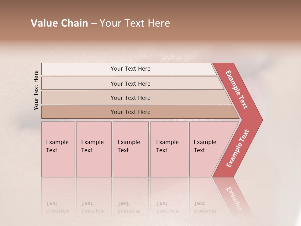 Model Girl Mouth PowerPoint Template