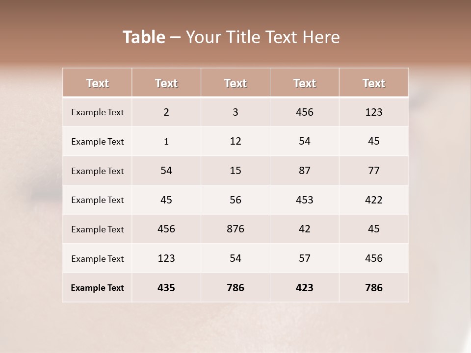 Model Girl Mouth PowerPoint Template