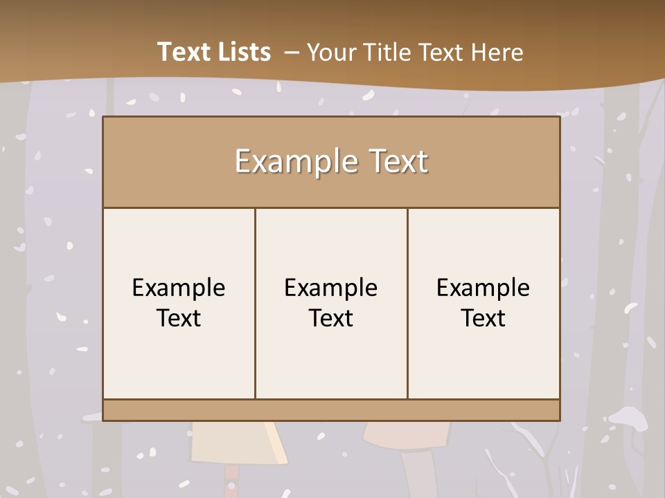 A Couple Kissing Under A Street Light In The Snow PowerPoint Template