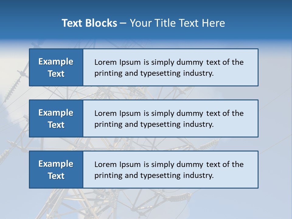 Structure Hydro Equipment PowerPoint Template