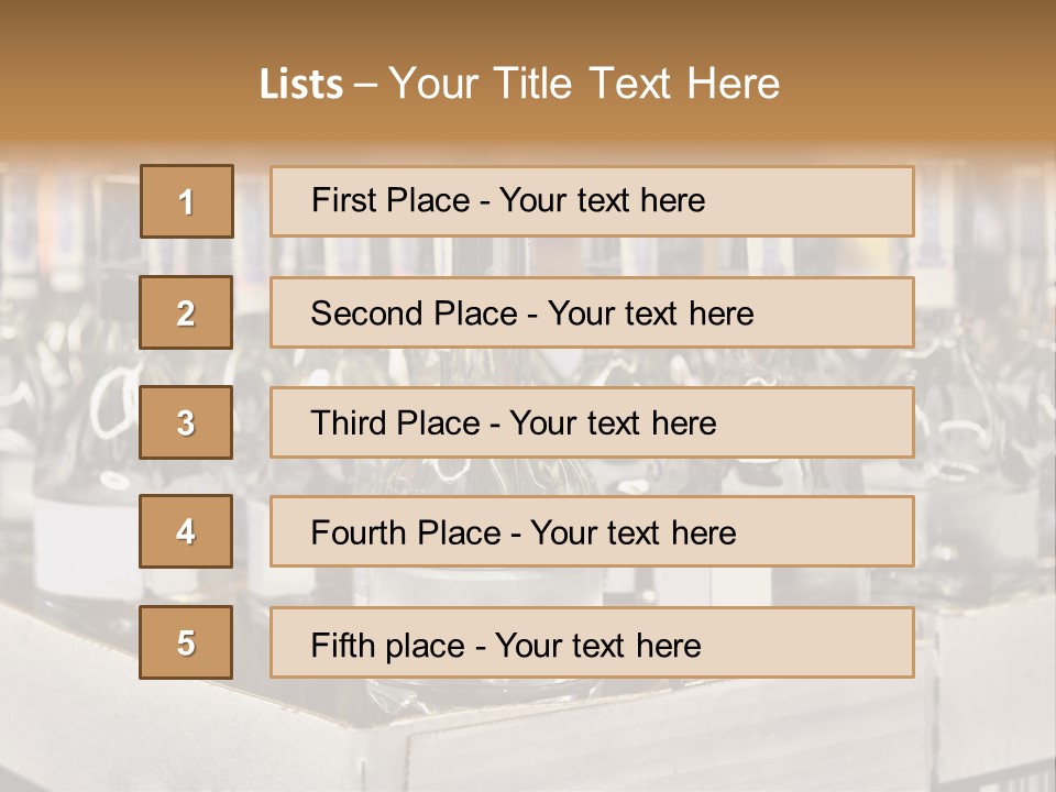 Trade Sell Winery PowerPoint Template