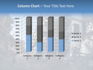 Destruction Zeitoun Bombing PowerPoint Template