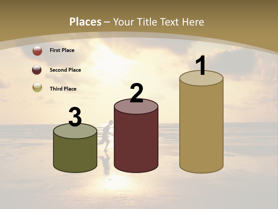 Lifestyle Shore Run PowerPoint Template