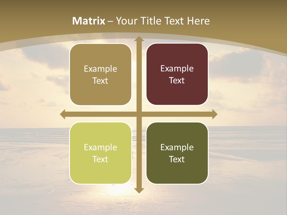 Lifestyle Shore Run PowerPoint Template