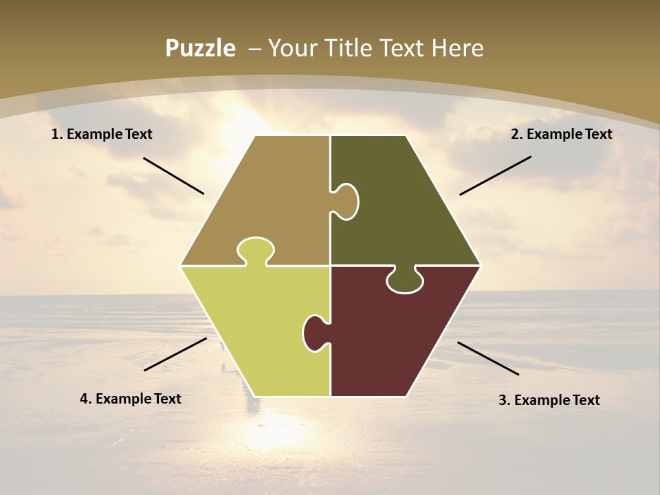 Lifestyle Shore Run PowerPoint Template