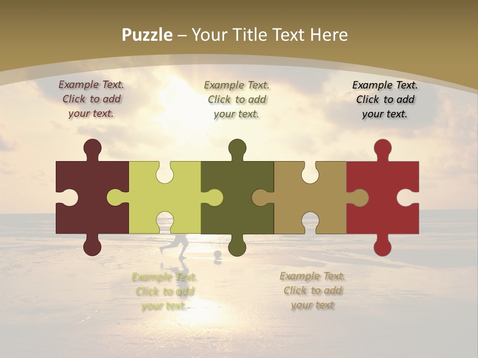 Lifestyle Shore Run PowerPoint Template