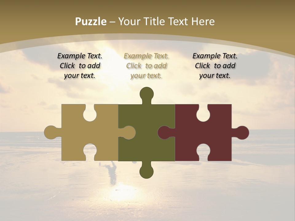 Lifestyle Shore Run PowerPoint Template