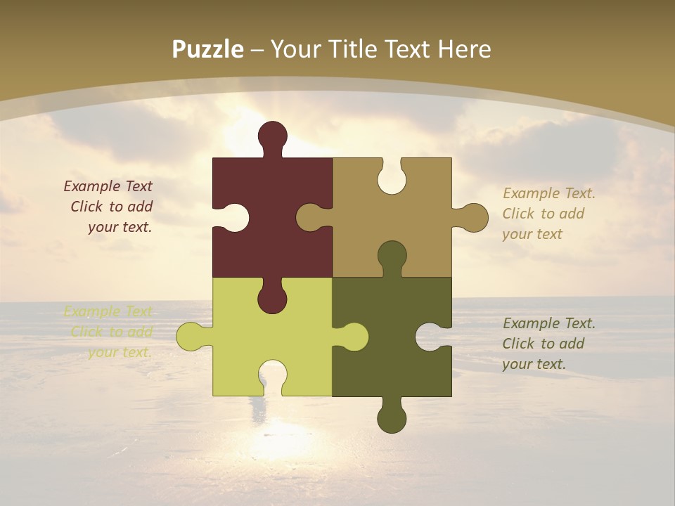 Lifestyle Shore Run PowerPoint Template