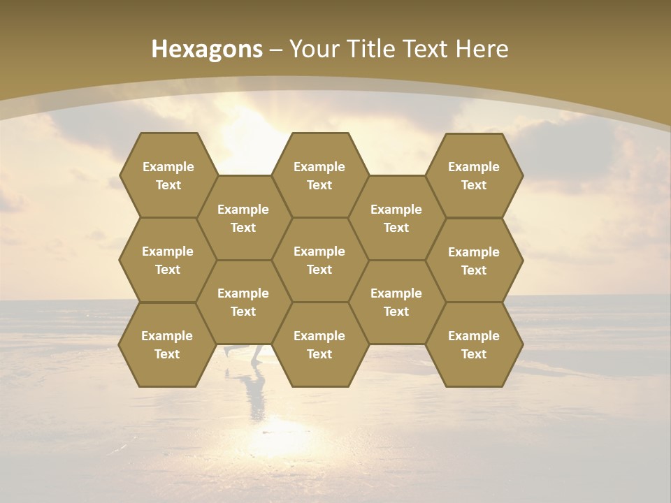 Lifestyle Shore Run PowerPoint Template