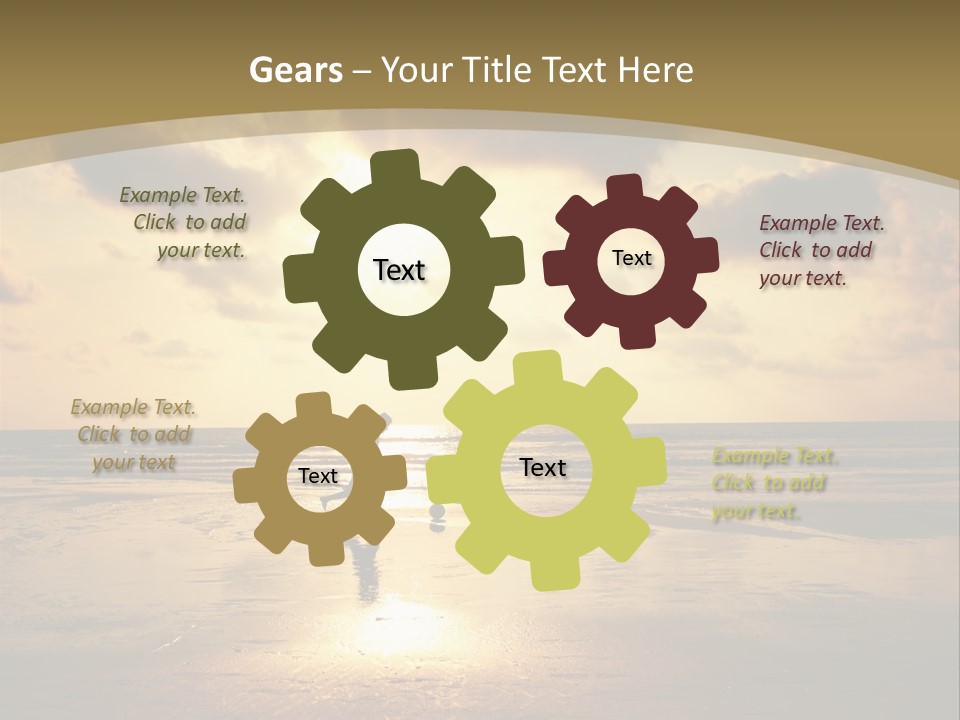 Lifestyle Shore Run PowerPoint Template