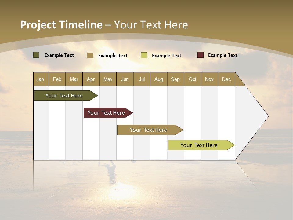 Lifestyle Shore Run PowerPoint Template