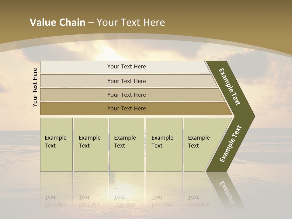 Lifestyle Shore Run PowerPoint Template