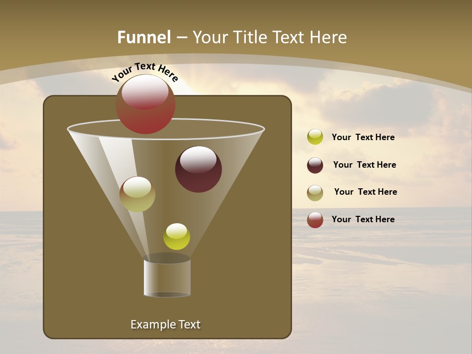 Lifestyle Shore Run PowerPoint Template