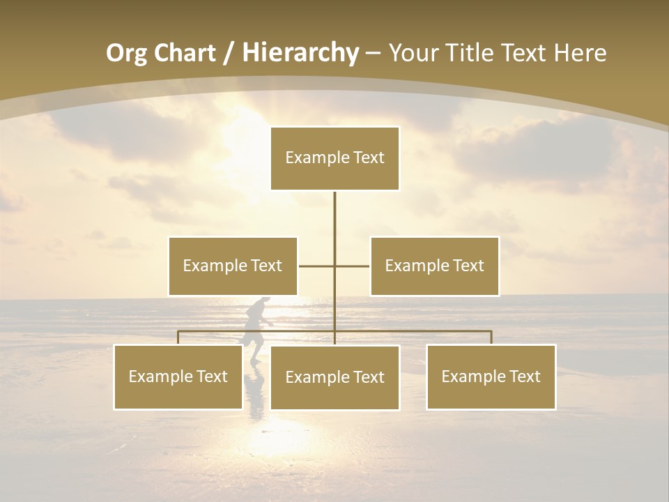 Lifestyle Shore Run PowerPoint Template