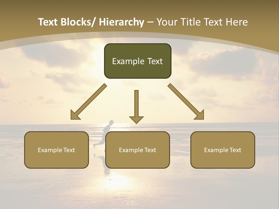 Lifestyle Shore Run PowerPoint Template