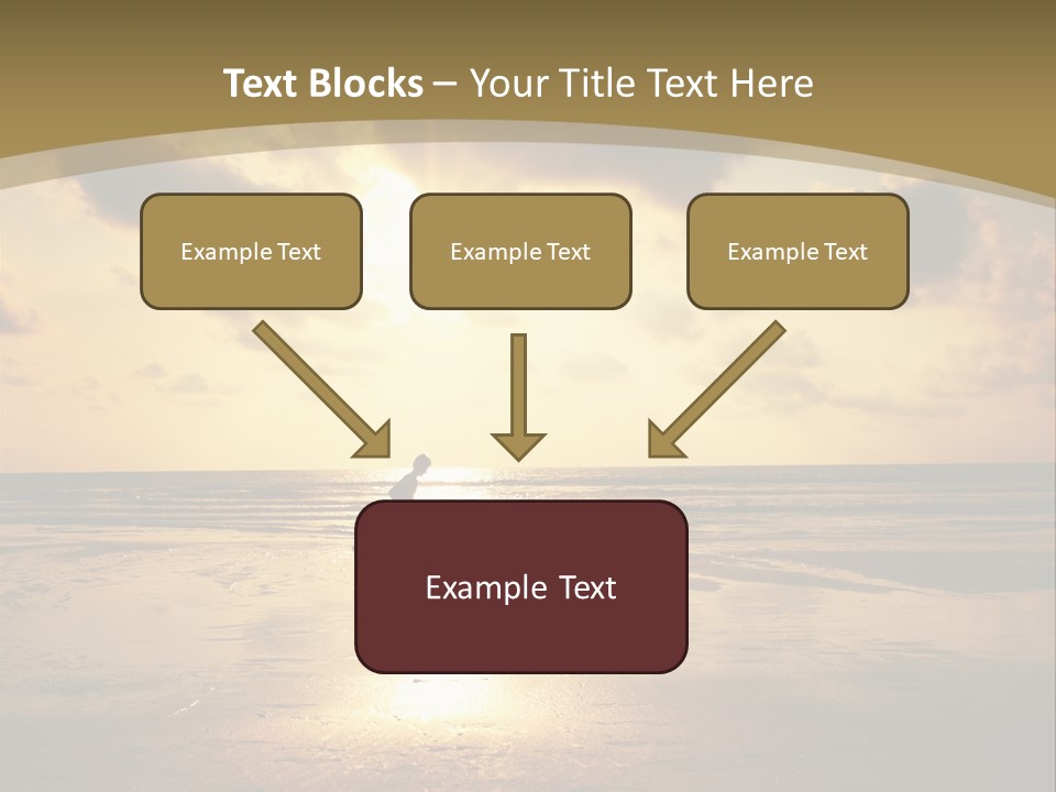 Lifestyle Shore Run PowerPoint Template
