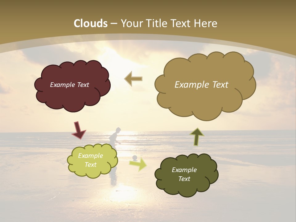 Lifestyle Shore Run PowerPoint Template