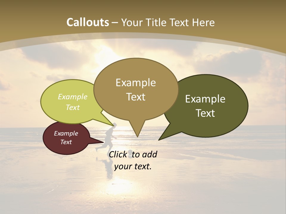 Lifestyle Shore Run PowerPoint Template