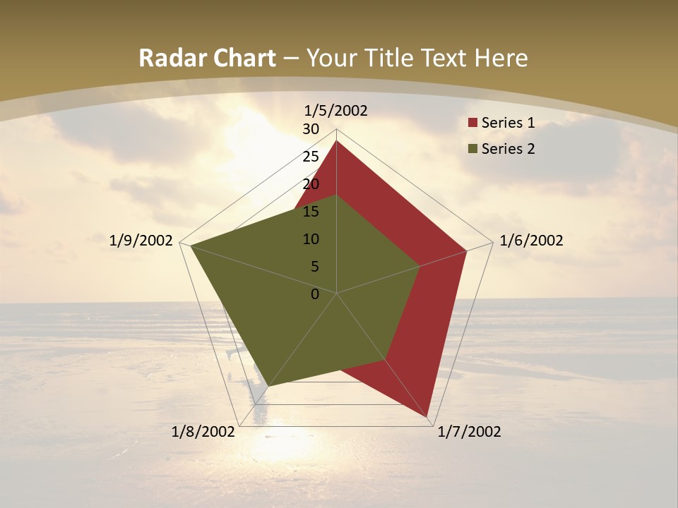Lifestyle Shore Run PowerPoint Template