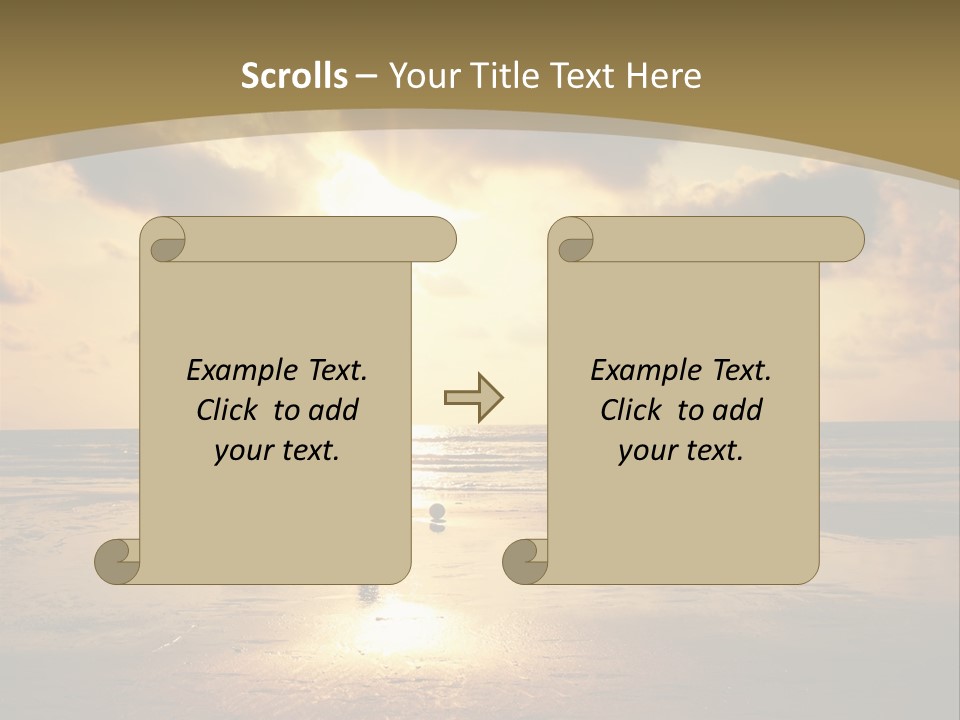 Lifestyle Shore Run PowerPoint Template