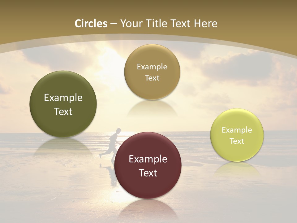 Lifestyle Shore Run PowerPoint Template