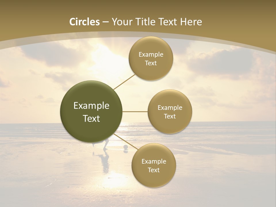 Lifestyle Shore Run PowerPoint Template