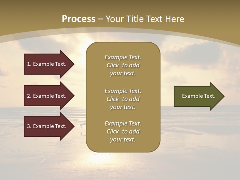 Lifestyle Shore Run PowerPoint Template