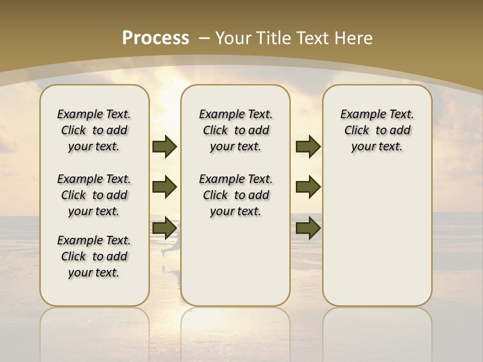 Lifestyle Shore Run PowerPoint Template
