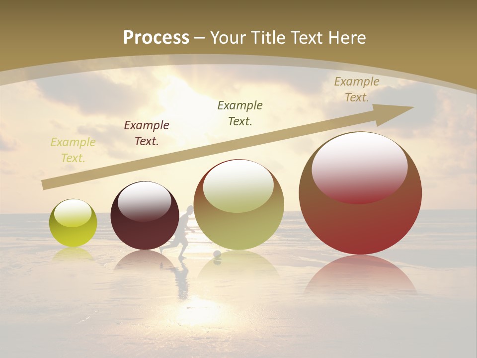 Lifestyle Shore Run PowerPoint Template