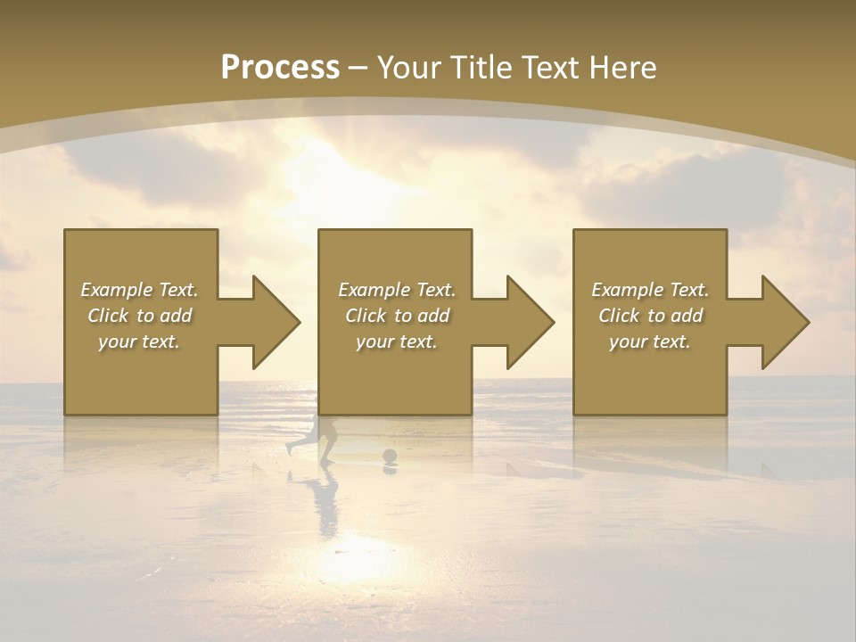 Lifestyle Shore Run PowerPoint Template