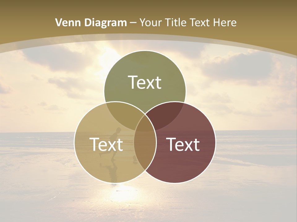 Lifestyle Shore Run PowerPoint Template