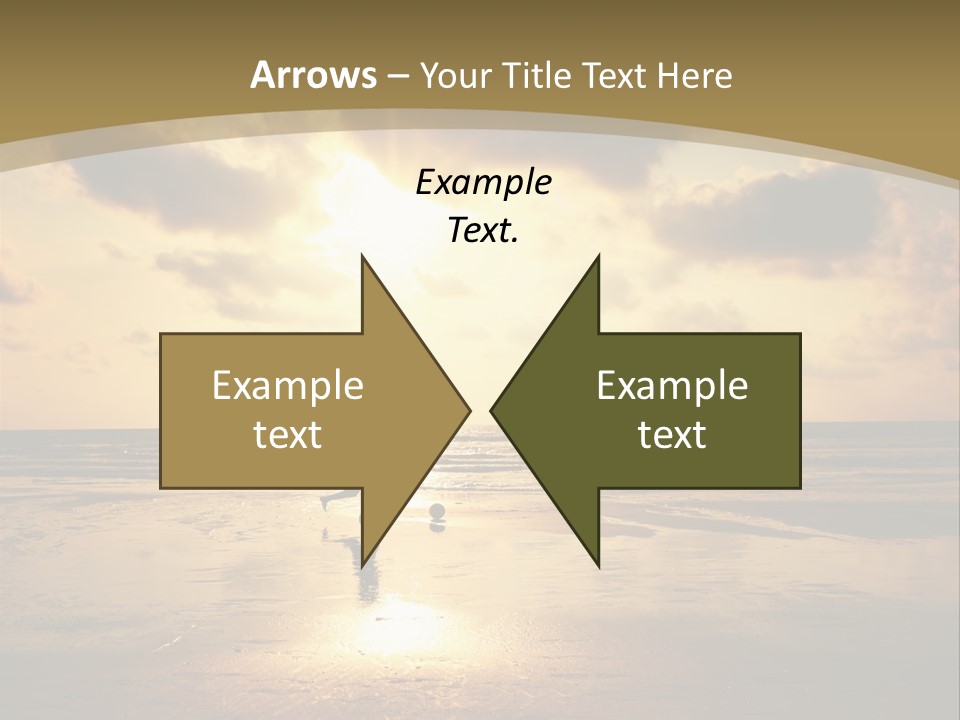 Lifestyle Shore Run PowerPoint Template