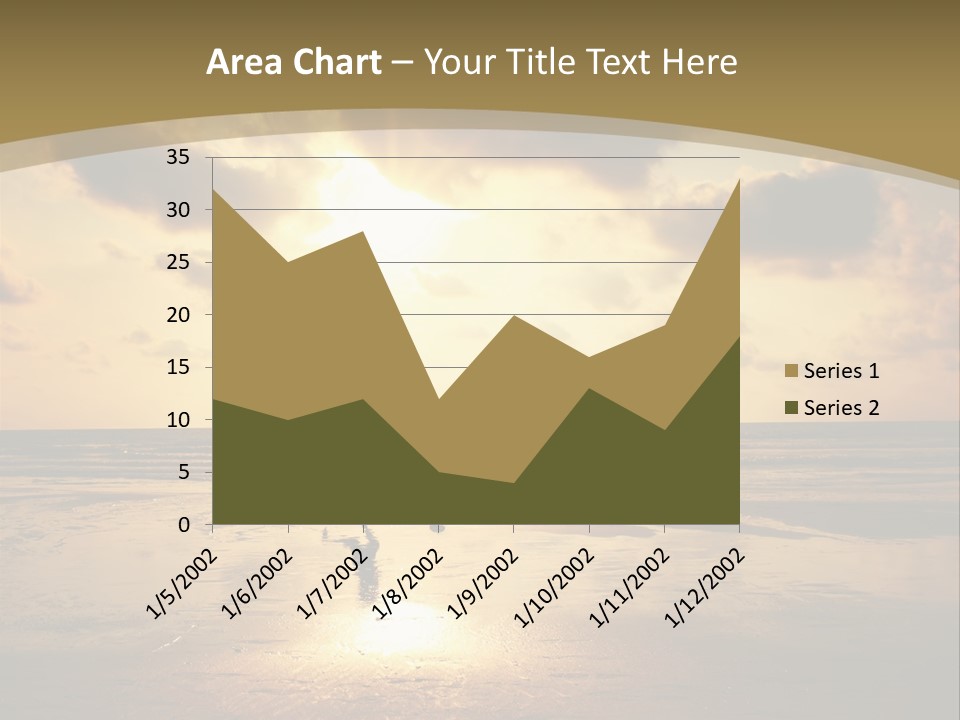 Lifestyle Shore Run PowerPoint Template