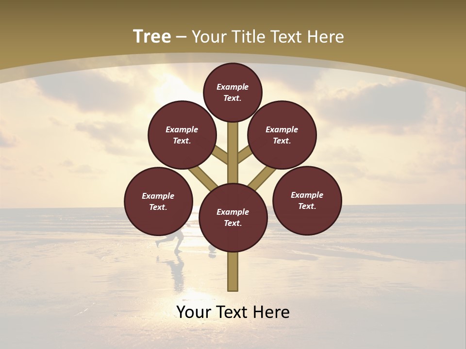 Lifestyle Shore Run PowerPoint Template