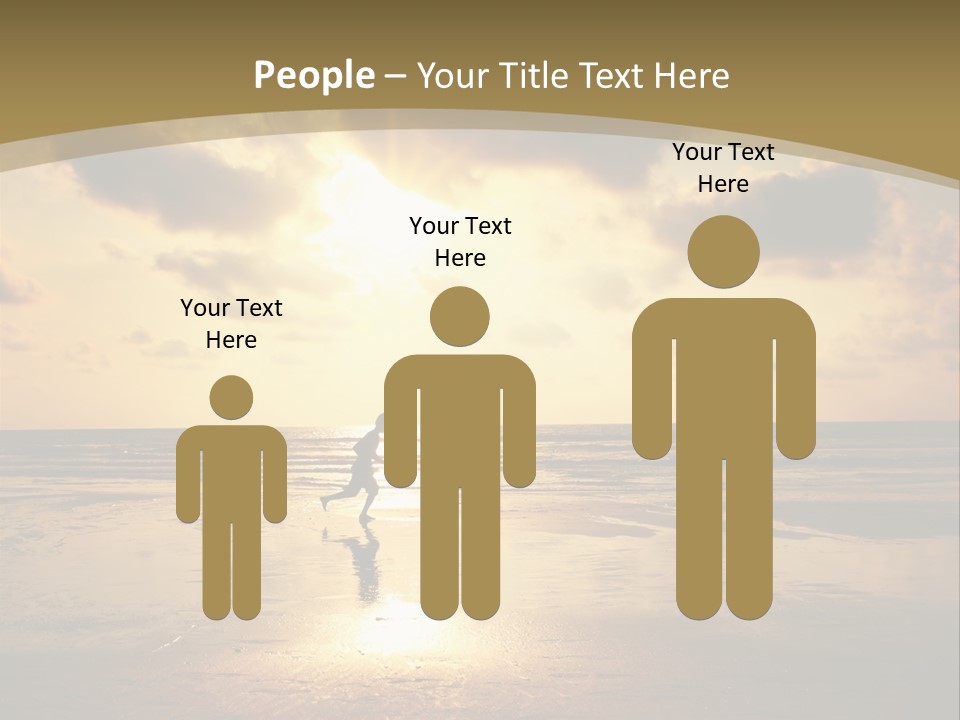 Lifestyle Shore Run PowerPoint Template