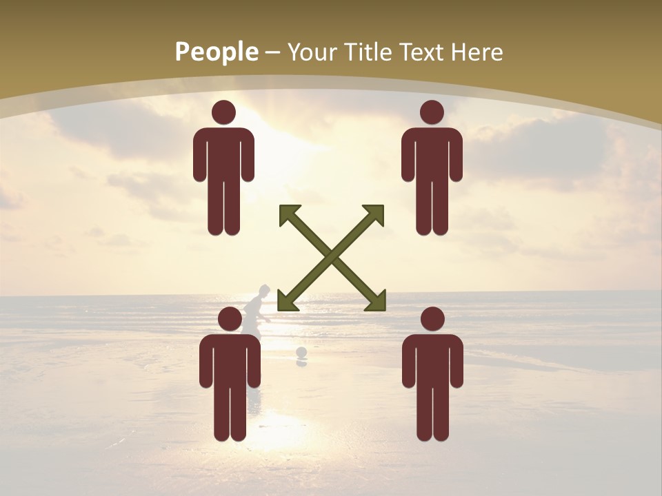 Lifestyle Shore Run PowerPoint Template